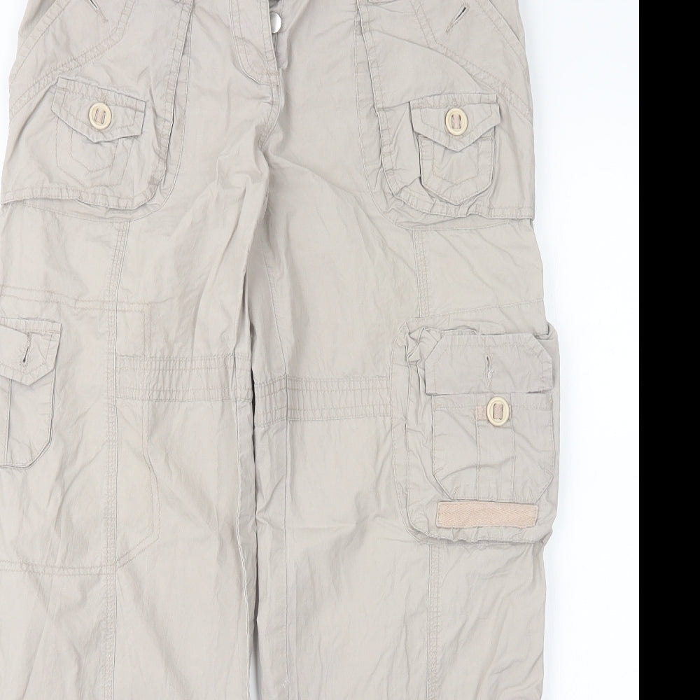 Inverse Womens Grey   Cargo Trousers Size 8 L30 in