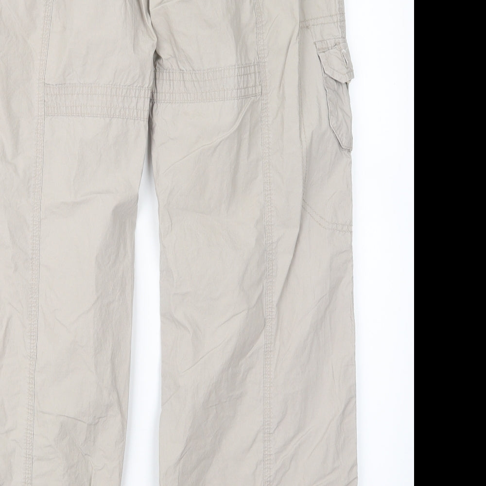 Inverse Womens Grey   Cargo Trousers Size 8 L30 in