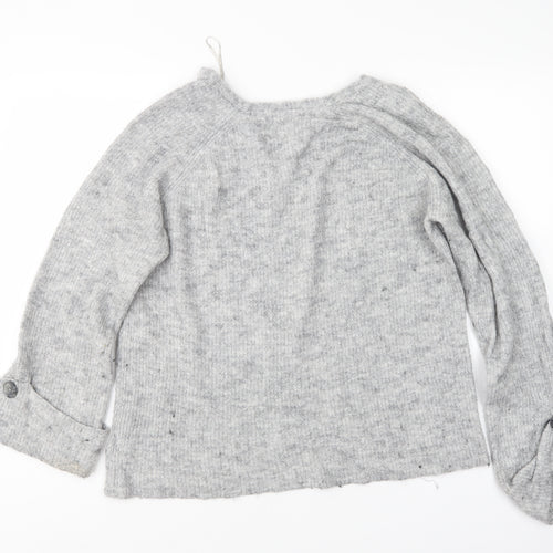 NEXT Womens Grey  Knit Pullover Jumper Size M