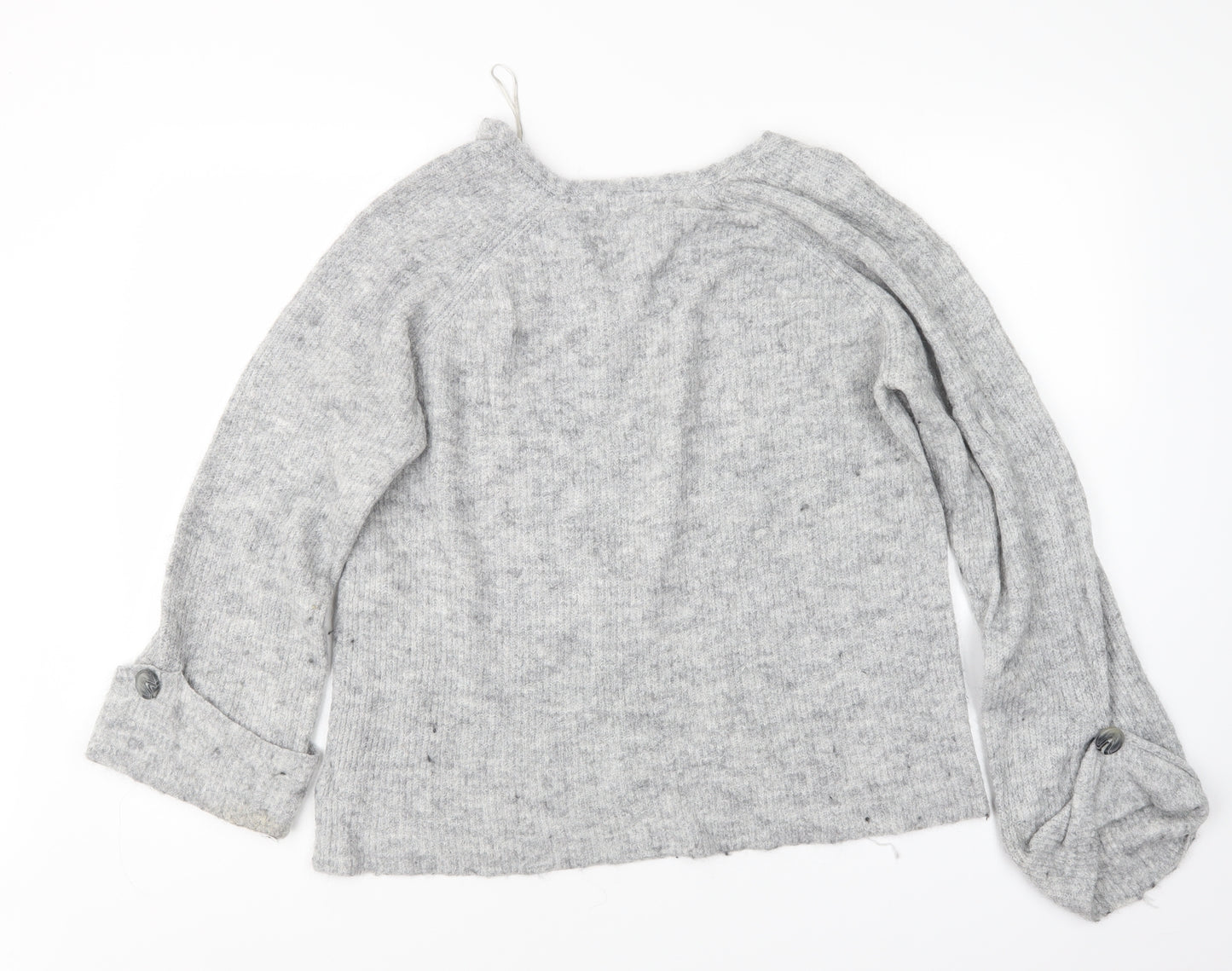 NEXT Womens Grey  Knit Pullover Jumper Size M