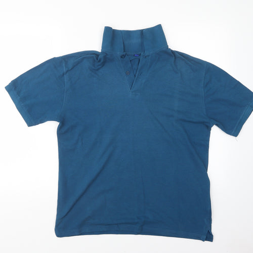 Preworn Mens Blue    Polo Size L