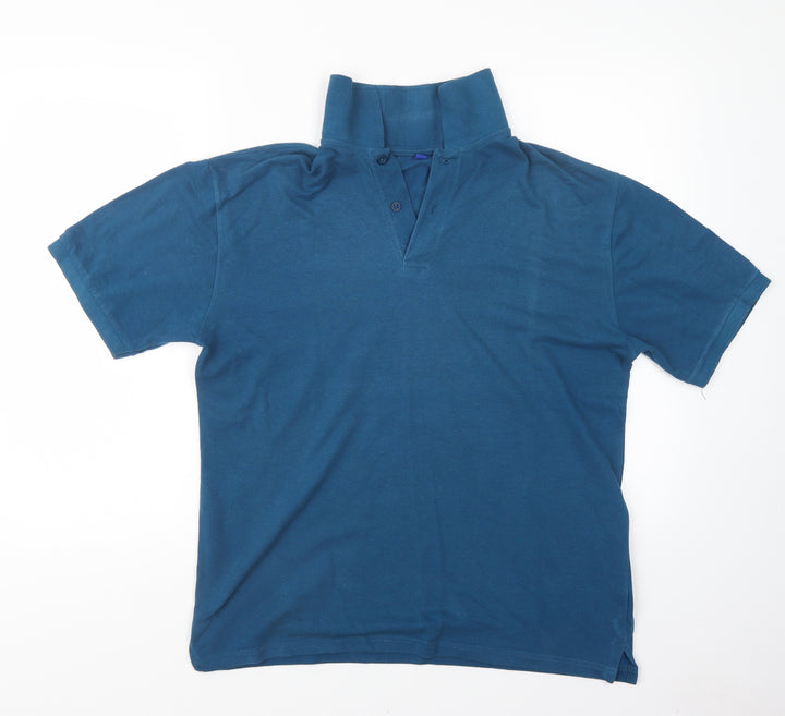 Preworn Mens Blue Polo Size L