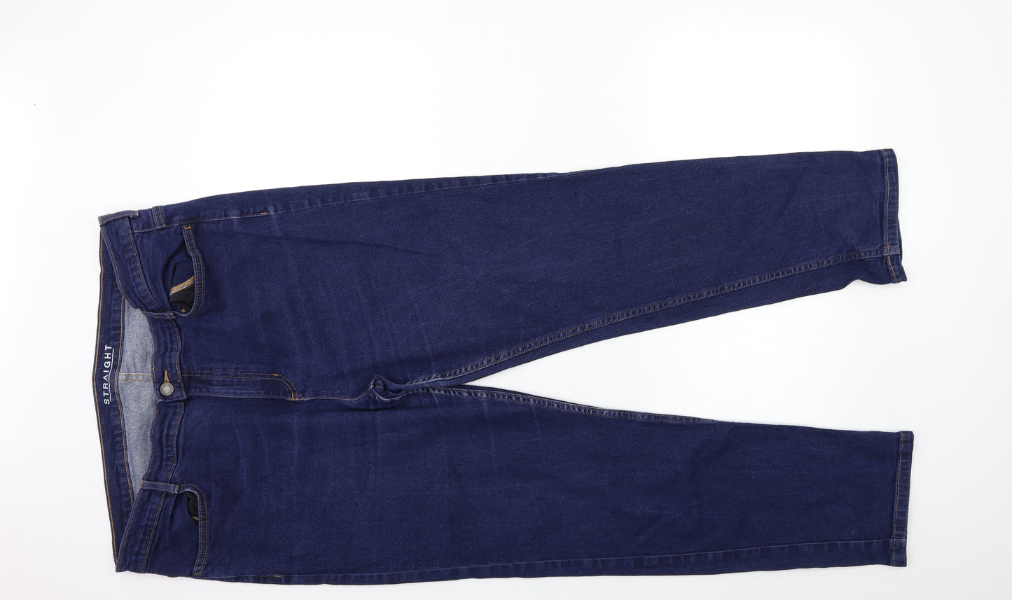 Marks and Spencer Womens Blue  Denim Skinny Jeans Size 20 L28 in