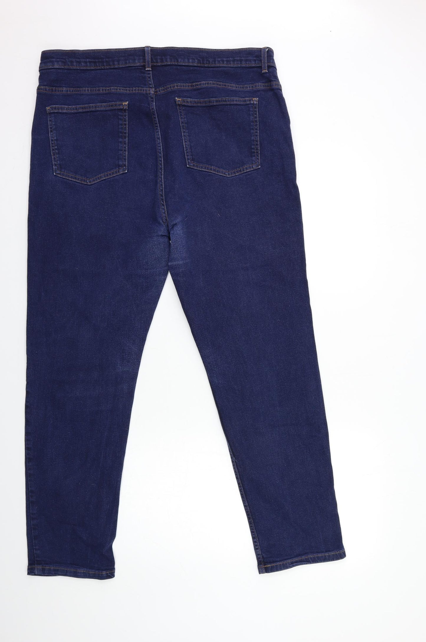 Marks and Spencer Womens Blue  Denim Skinny Jeans Size 20 L28 in