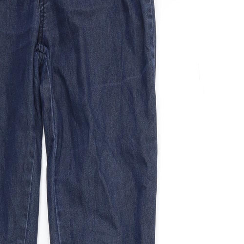 Vacknox Womens Beige  Denim Skinny Jeans Size M L30 in - rouched ankle