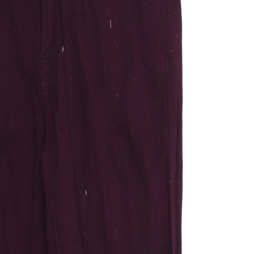 zaib Womens Red  Denim Skinny Jeans Size 10 L28 in