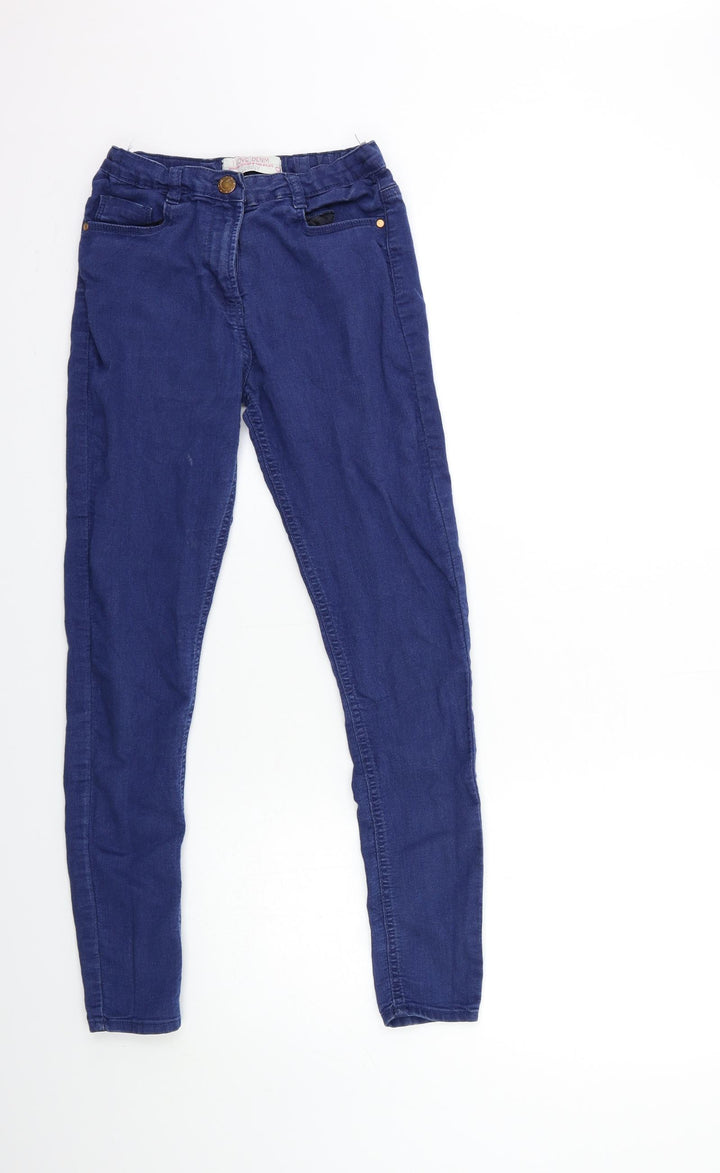 Matalan Girls Blue  Denim Skinny Jeans Size 13 Years
