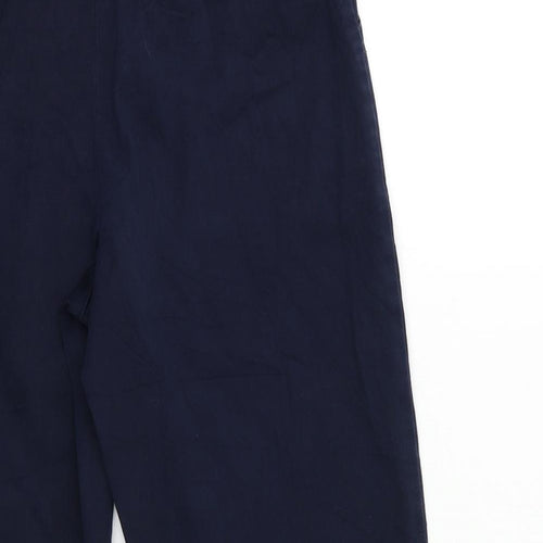 Villager Womens Blue   Cropped Trousers Size 10 L22 in