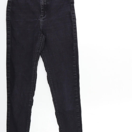 Topshop Womens Black  Denim Skinny Jeans Size 28 in L30 in