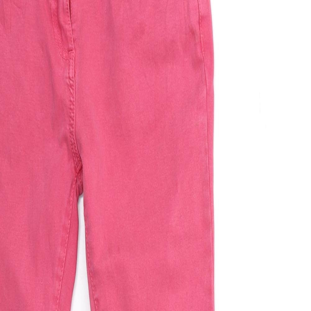 Preworn Womens Pink  Denim Skinny Jeans Size 23 in L30 in