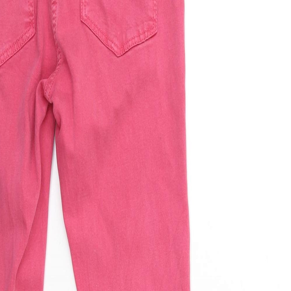 Preworn Womens Pink  Denim Skinny Jeans Size 23 in L30 in