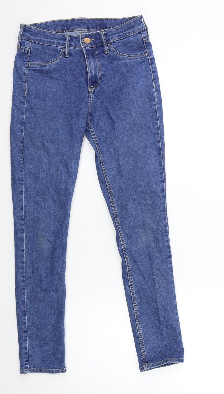 H&M Womens Blue Denim Skinny Jeans Size 26 in L27 in