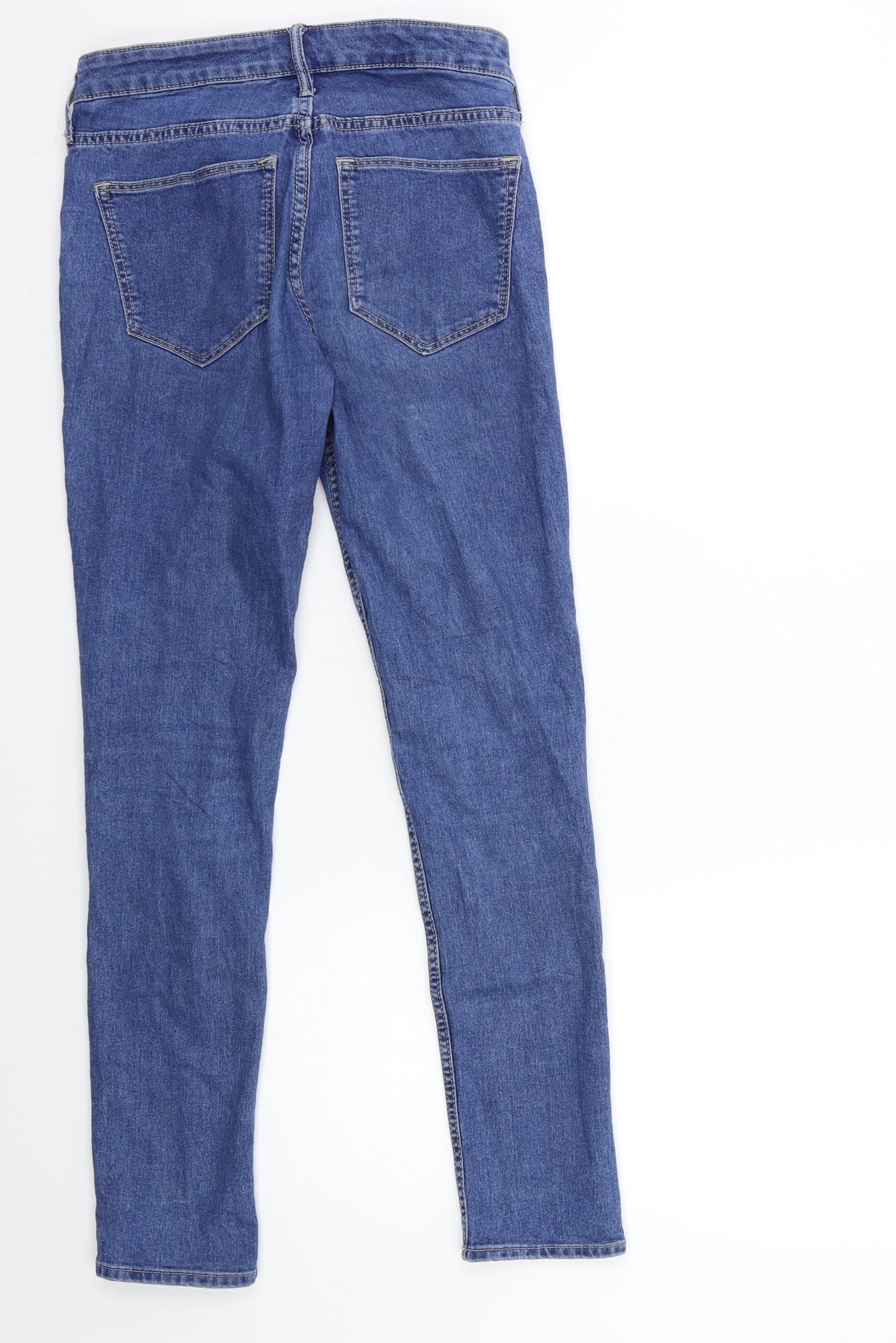 H&M Womens Blue  Denim Skinny Jeans Size 26 in L27 in