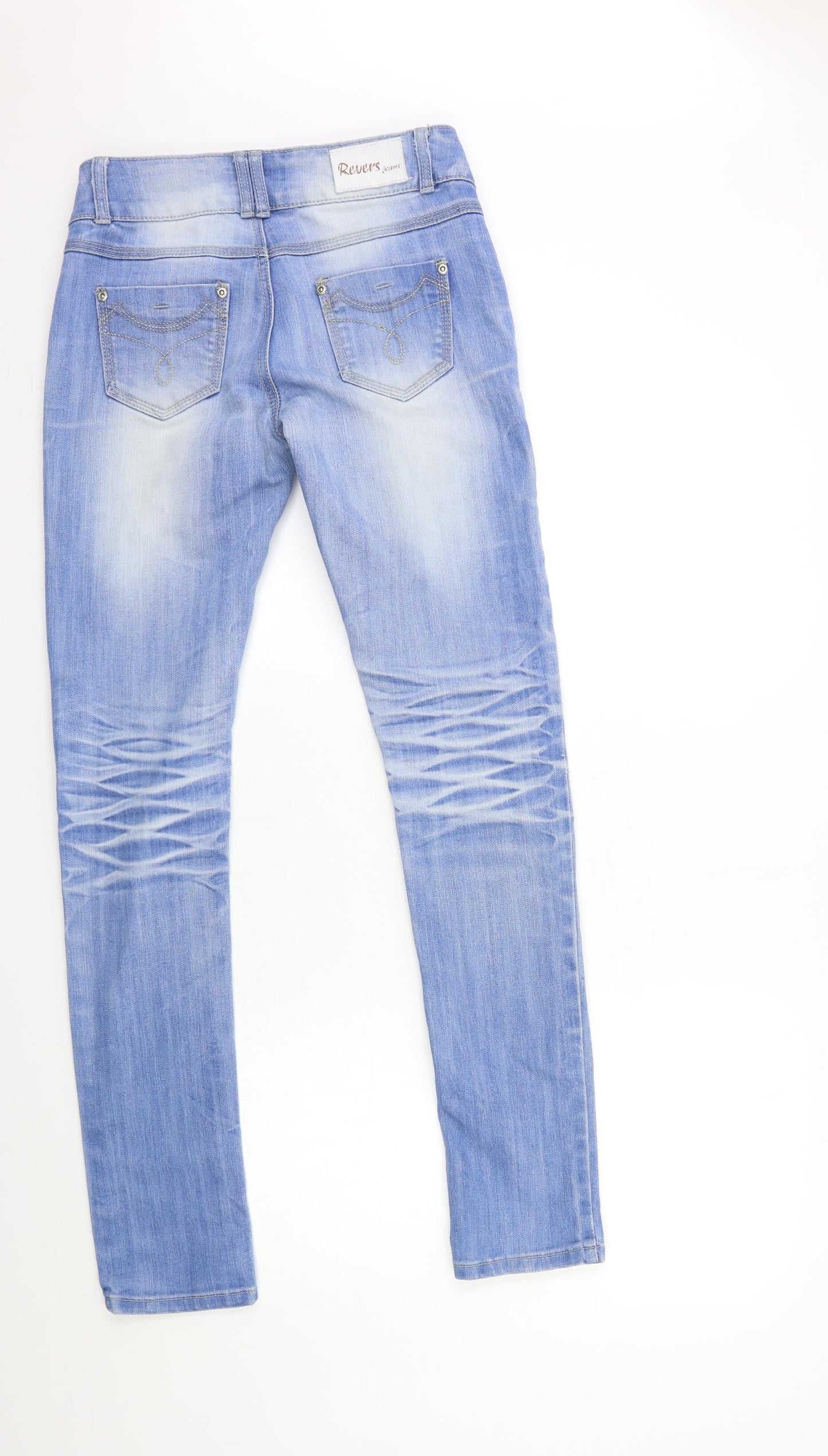 Revers Womens Blue  Denim Skinny Jeans Size 8 L32 in
