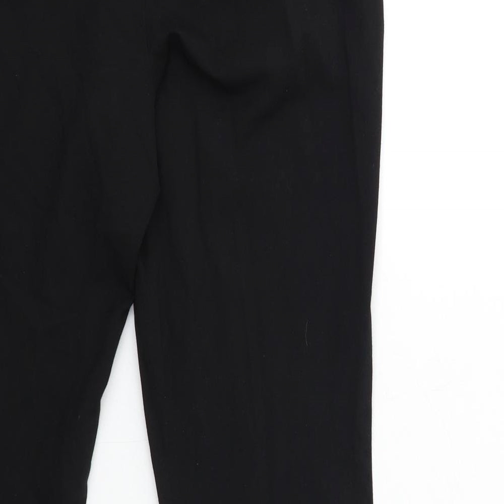Marks and Spencer Womens Black   Trousers  Size 14 L26 in