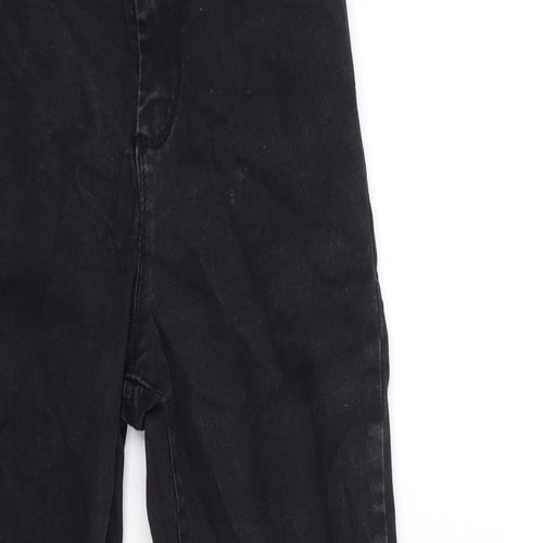 Denim & Co. Womens Black  Denim Skinny Jeans Size 12 L25 in