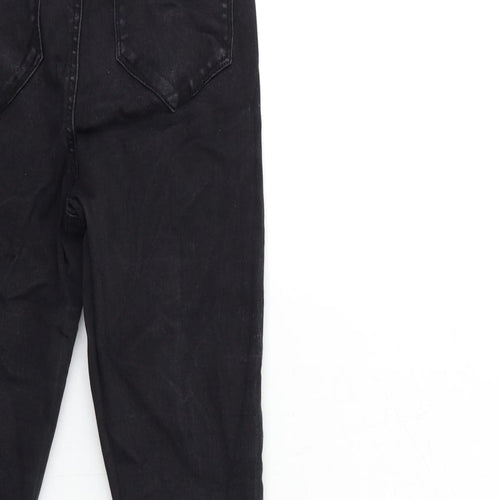 Denim & Co. Womens Black  Denim Skinny Jeans Size 12 L25 in