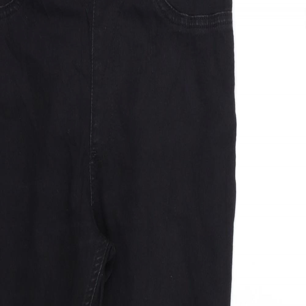 Marks and Spencer Womens Black  Denim Jegging Jeans Size 10 L26 in