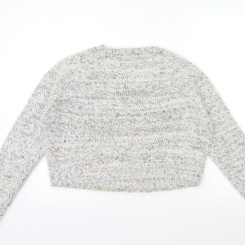 Select Womens Grey  Knit Pullover Jumper Size 14