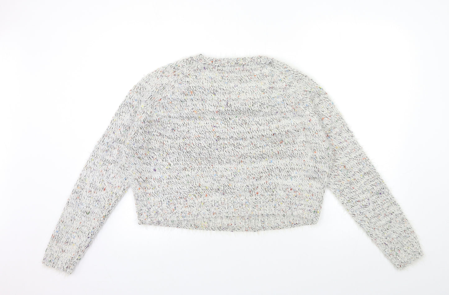 Select Womens Grey  Knit Pullover Jumper Size 14