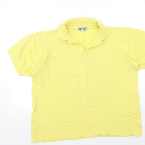 antartex Mens Yellow    Polo Size M