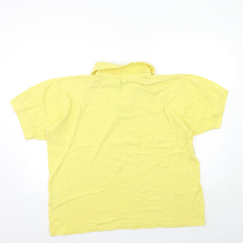 antartex Mens Yellow    Polo Size M