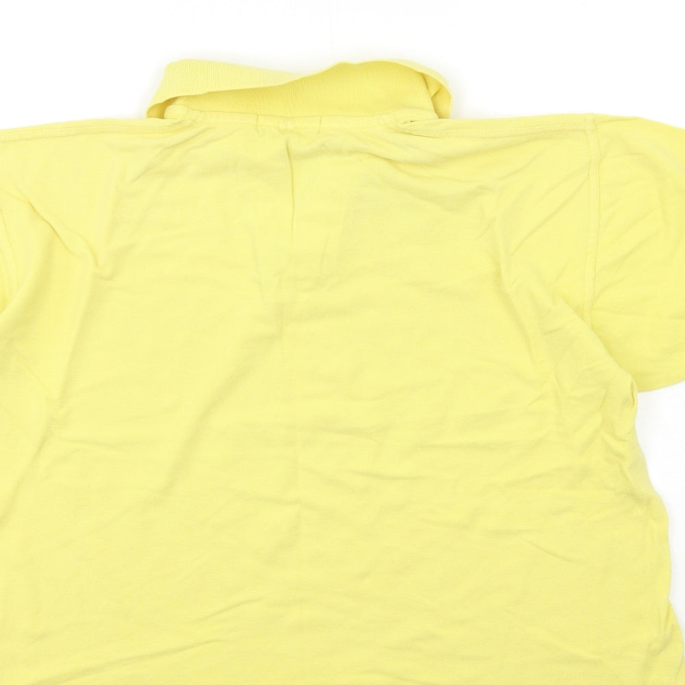 antartex Mens Yellow    Polo Size M