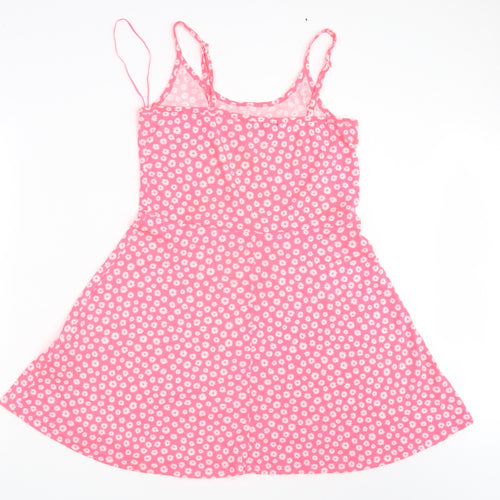 Atmosphere Womens Pink Floral  Basic Tank Size 14