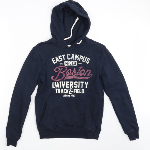 Cedar Wood State Mens Blue   Pullover Hoodie Size XS
