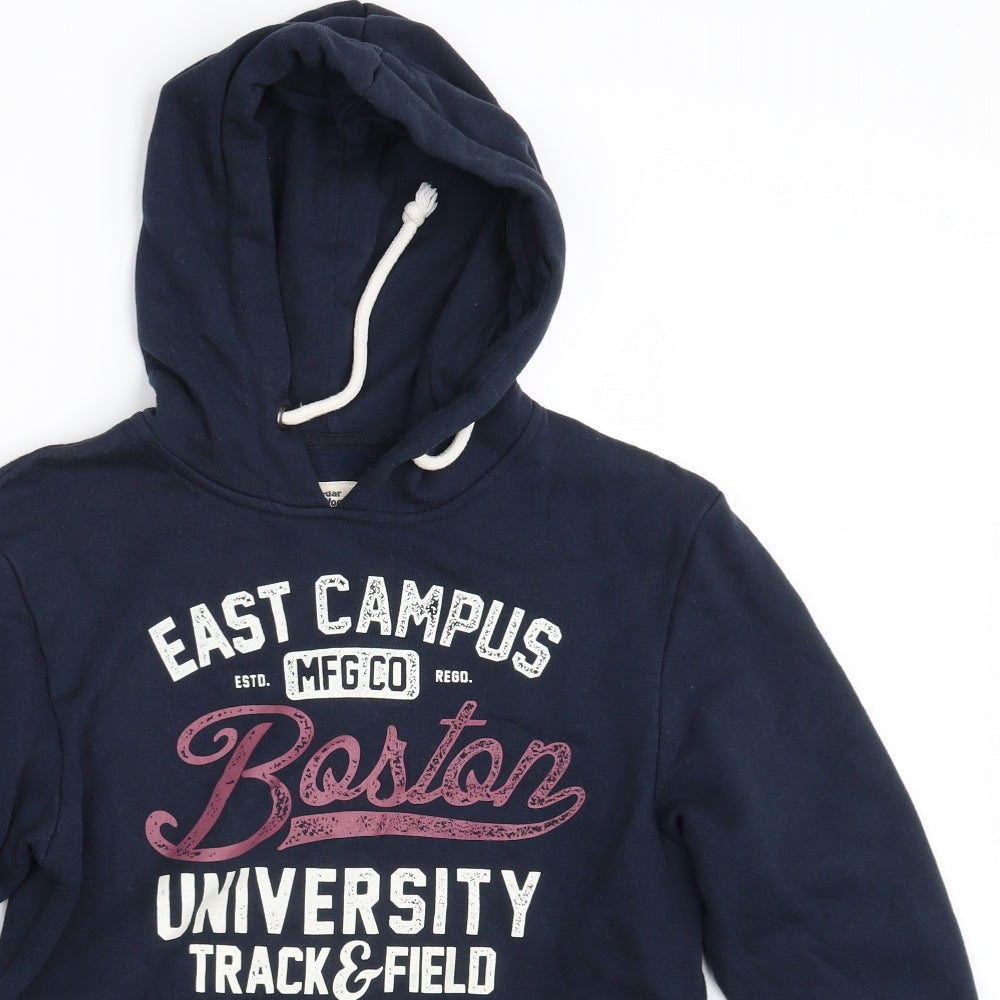 Cedar Wood State Mens Blue   Pullover Hoodie Size XS