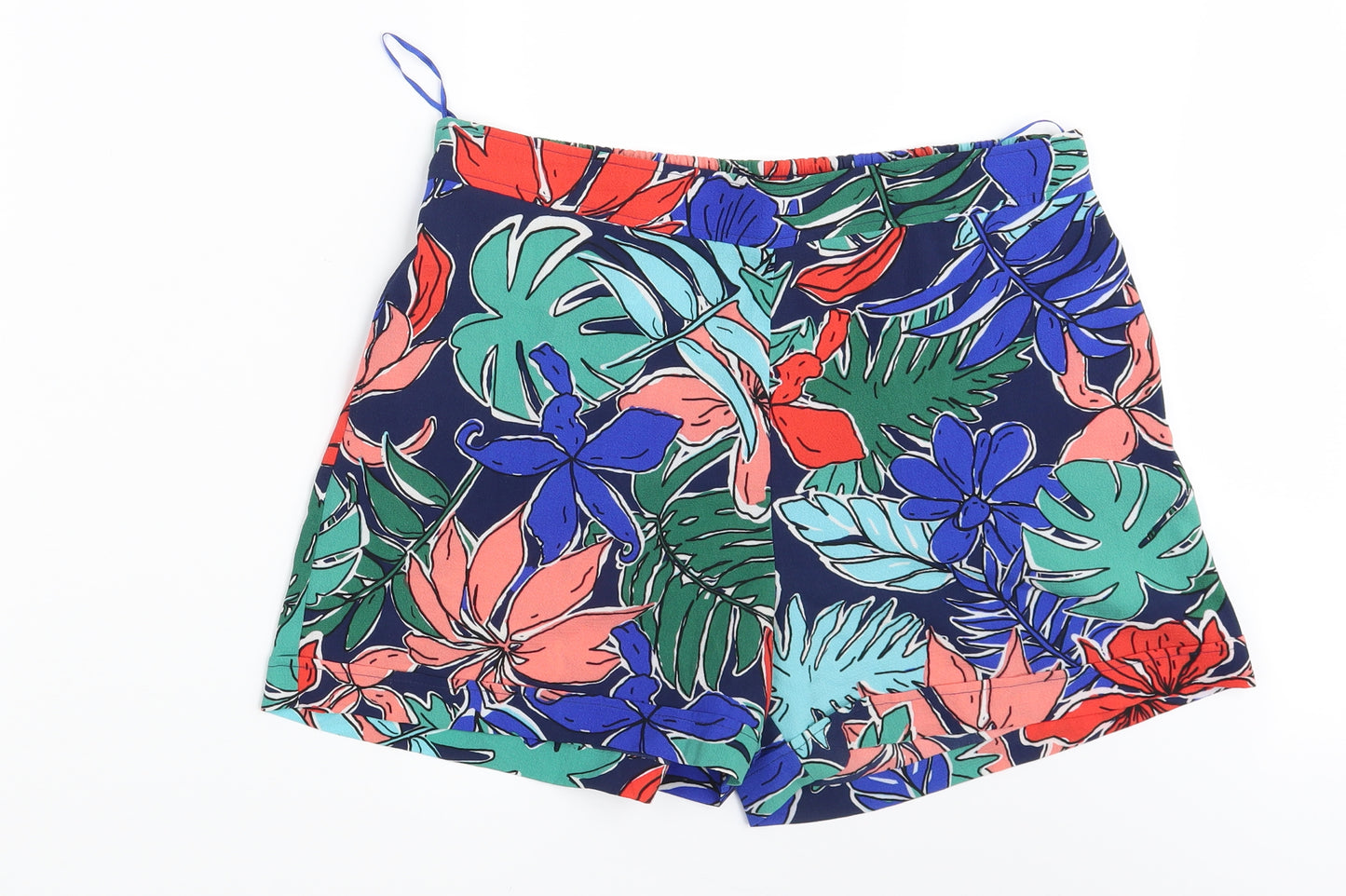 Papaya Womens Multicoloured Floral  Sweat Shorts Size 14