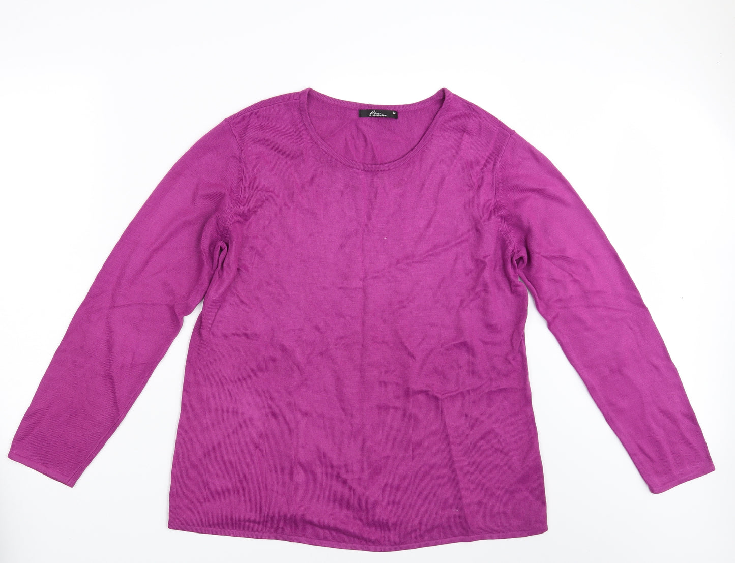 BM Collection Womens Purple   Pullover Jumper Size L