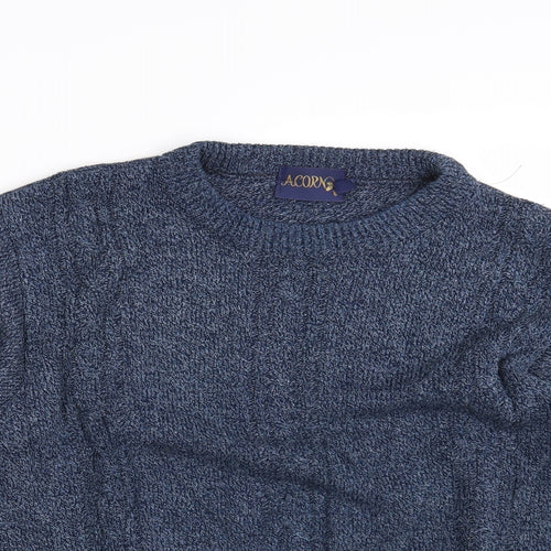 Acorn Mens Blue   Pullover Jumper Size XL