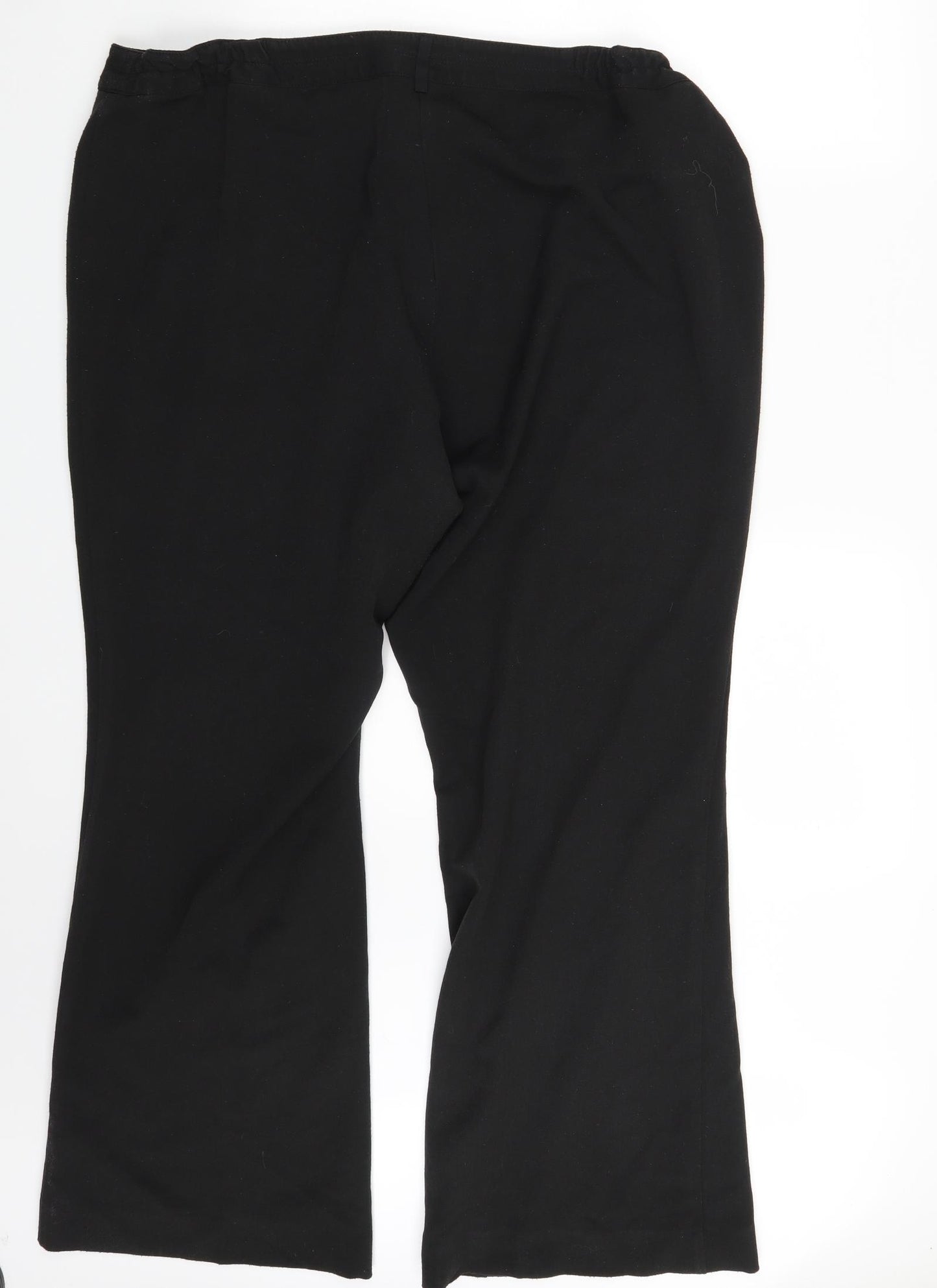 Label Be  Womens Black   Dress Pants Trousers Size 22 L30 in
