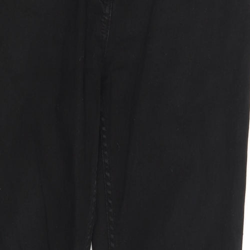 NVY Womens Black  Denim Skinny Jeans Size 12 L29 in
