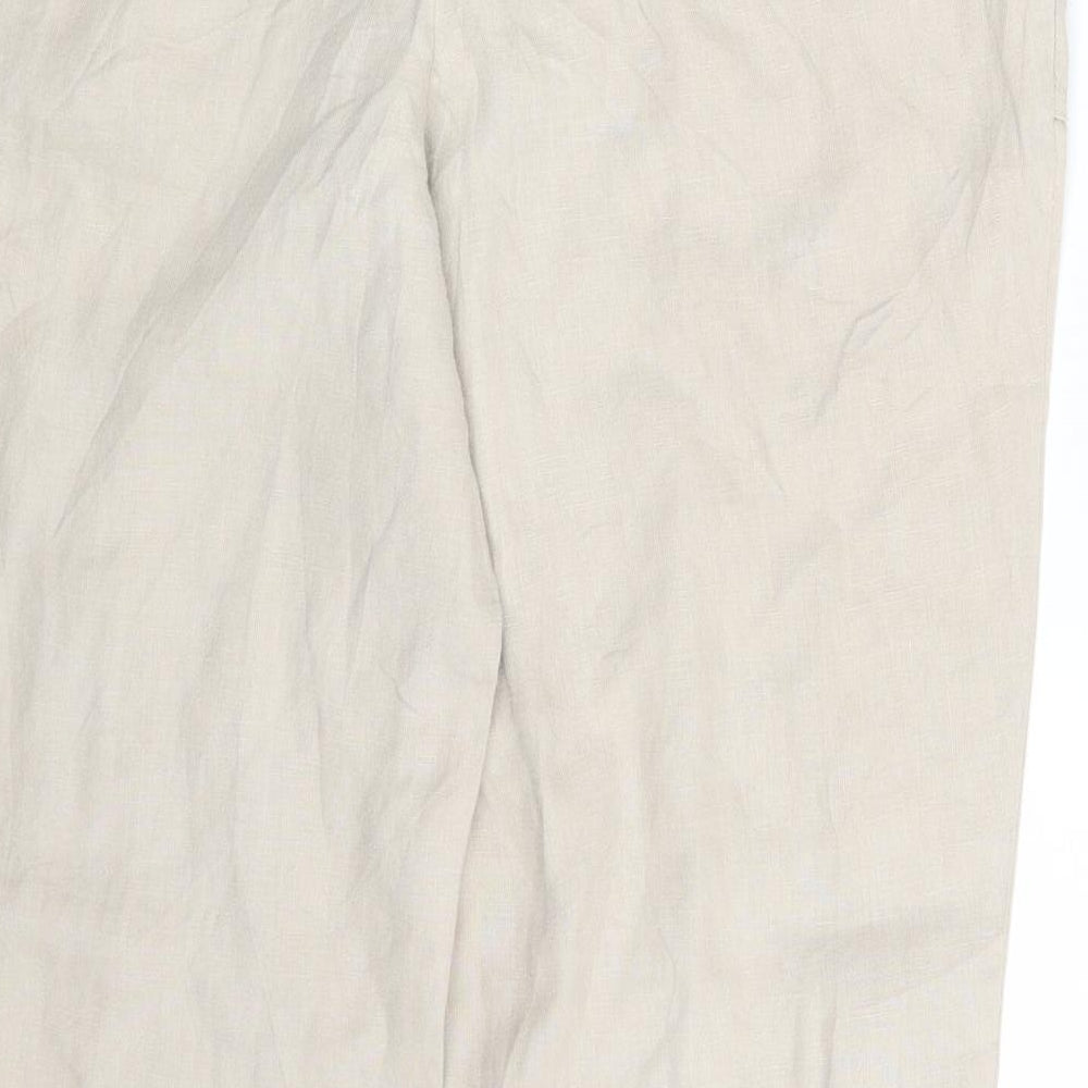 Principles Womens Ivory   Sweatpants Trousers Size 14 L28 in