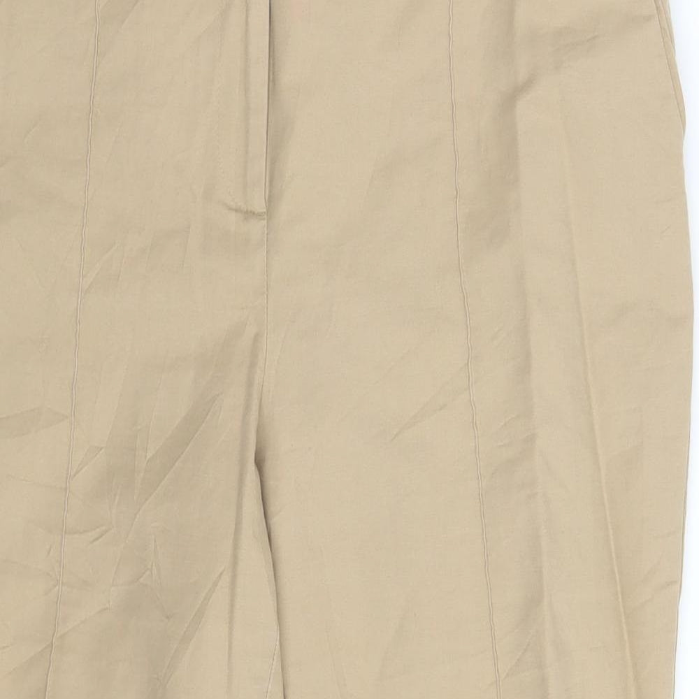 Autograph Womens Beige   Capri Trousers Size 16 L24 in