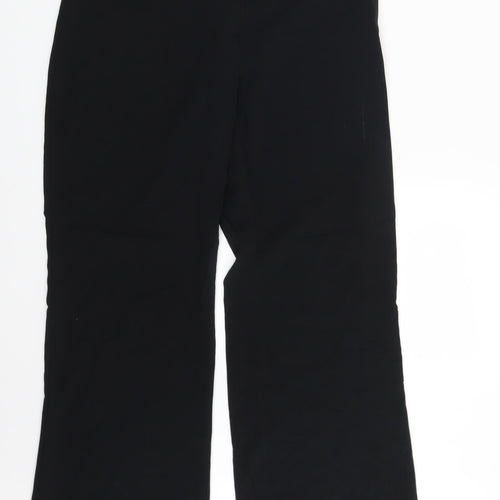 M&S Womens Black   Dress Pants Trousers Size 12 L29 in