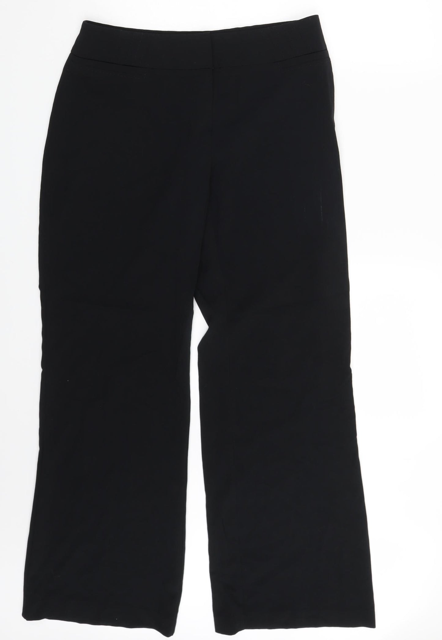 M&S Womens Black   Dress Pants Trousers Size 12 L29 in