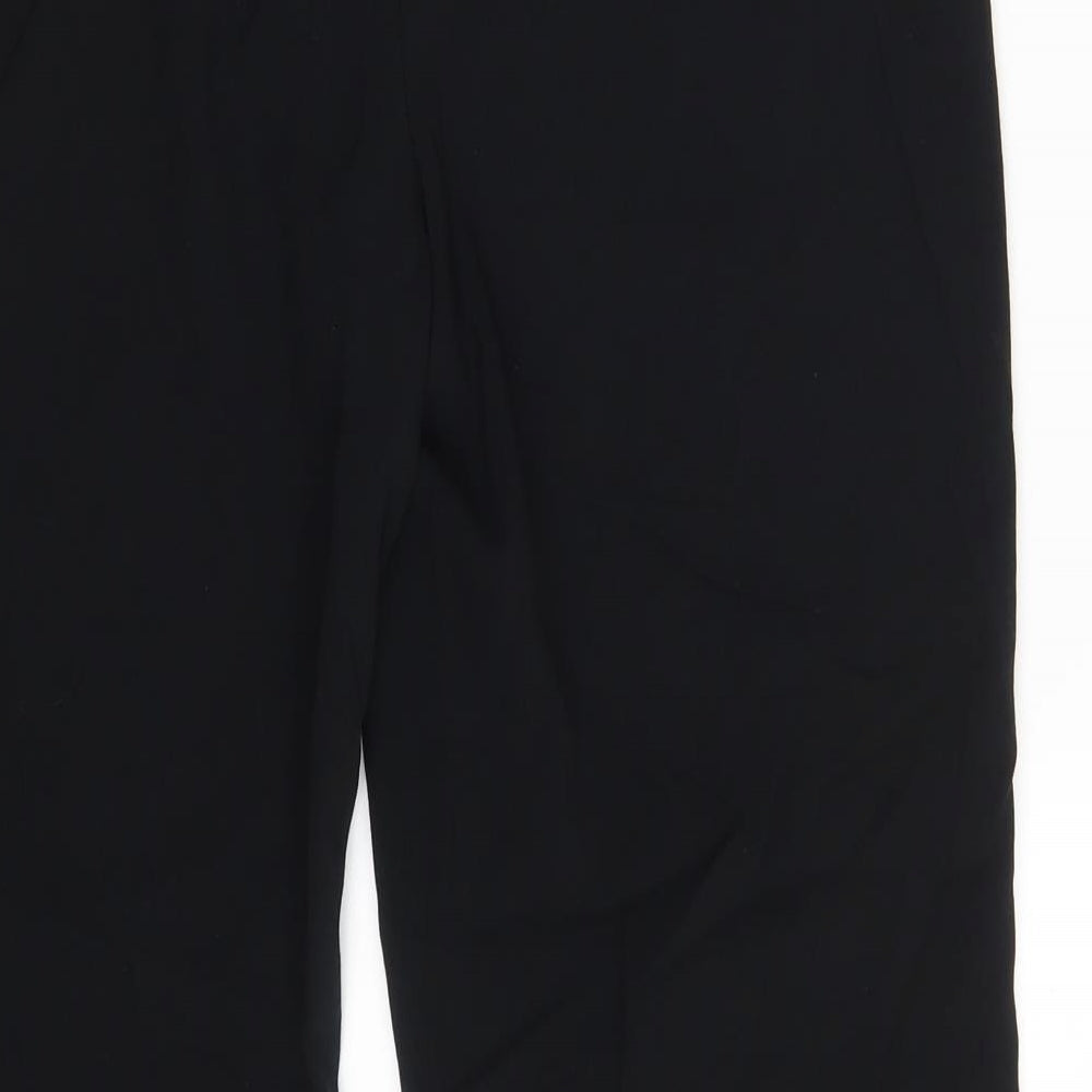 M&S Womens Black   Dress Pants Trousers Size 12 L29 in