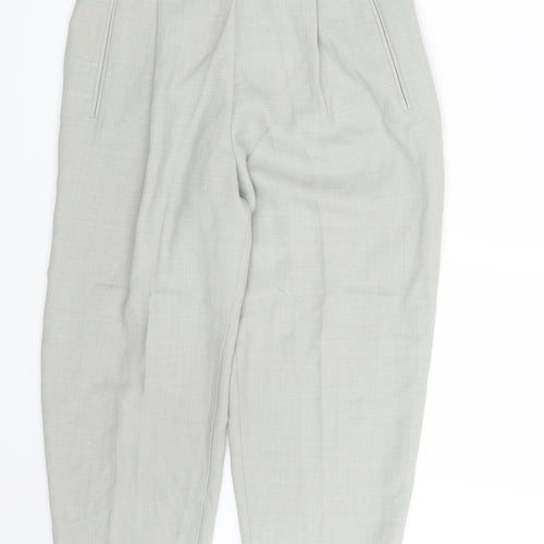 M&S Womens Green   Chino Trousers Size 12 L26 in