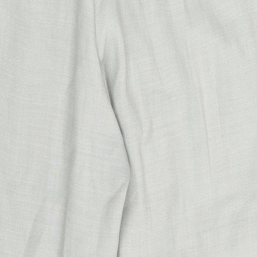 M&S Womens Green   Chino Trousers Size 12 L26 in