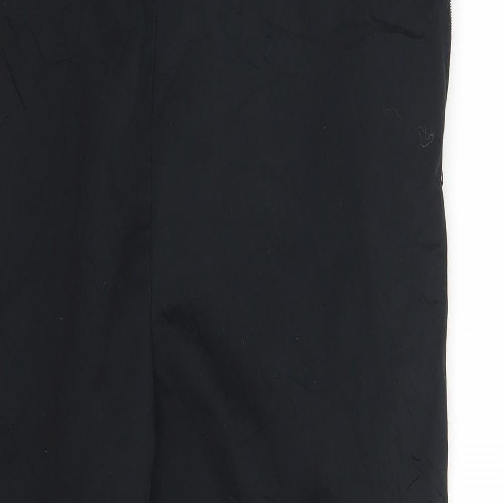 M&S Womens Black   Capri Trousers Size 12 L21 in