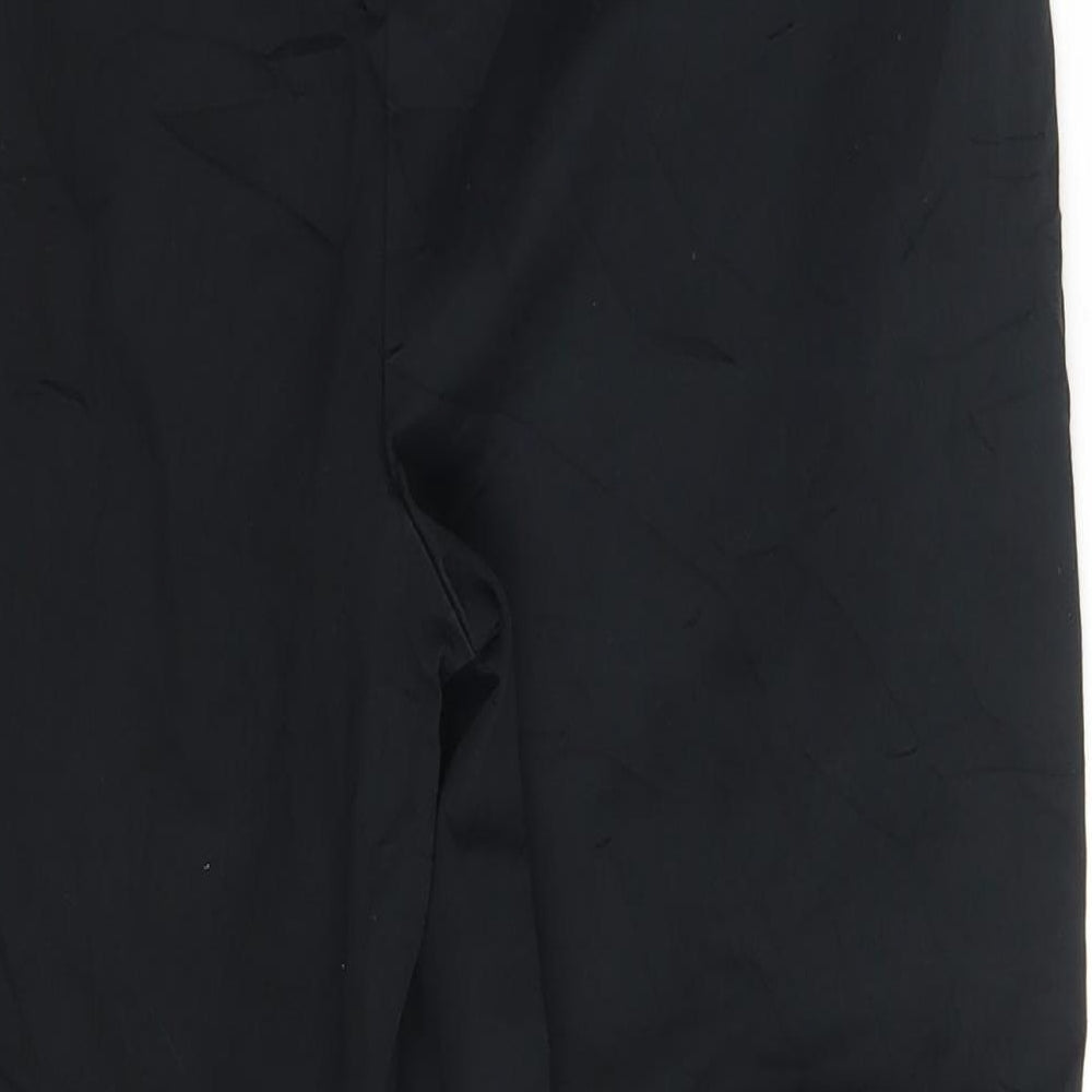 M&S Womens Black   Capri Trousers Size 12 L21 in