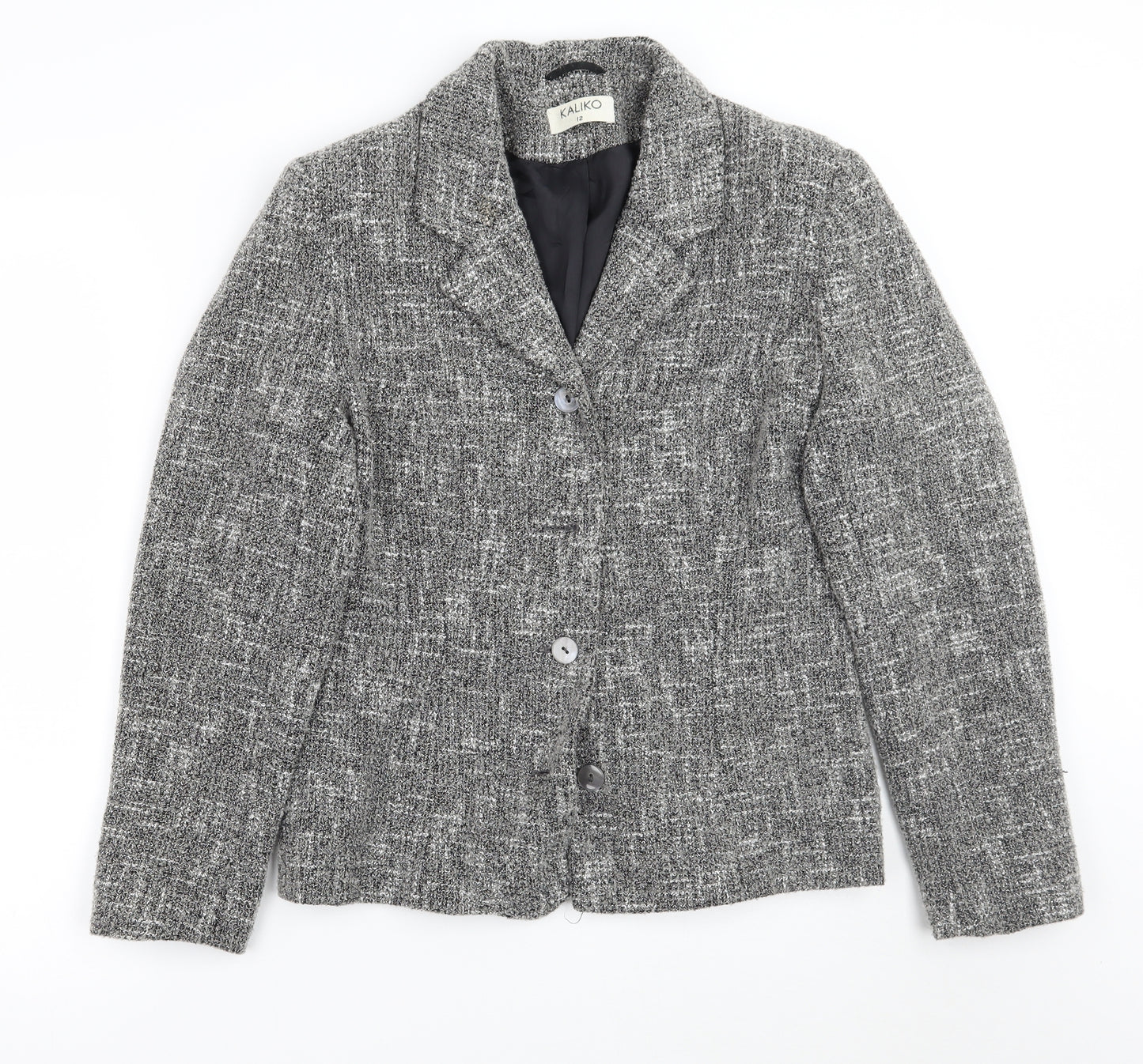 Kaliko Womens Grey   Jacket Coat Size 12