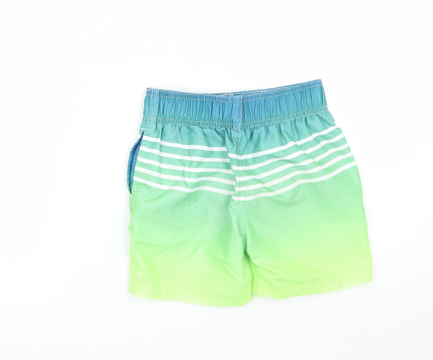 Rebel Boys Green   Bermuda Shorts Size 4-5 Years