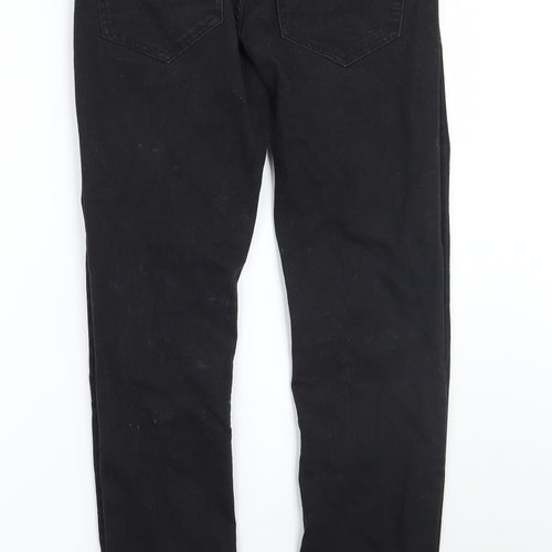 Denim & Co. Womens Black   Skinny Jeans Size 28 L32 in