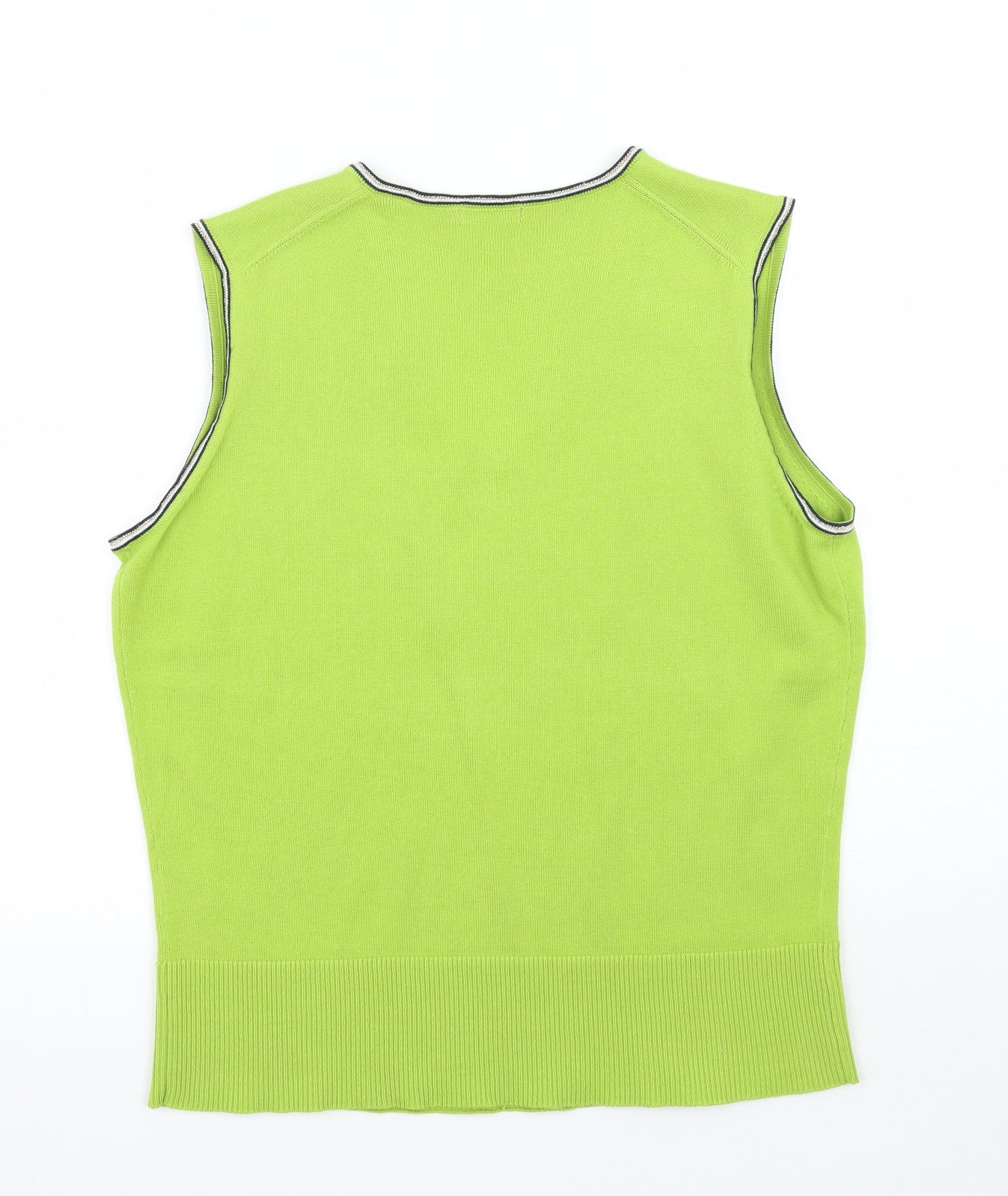 Green lamb Womens Green   Vest Jumper Size 16