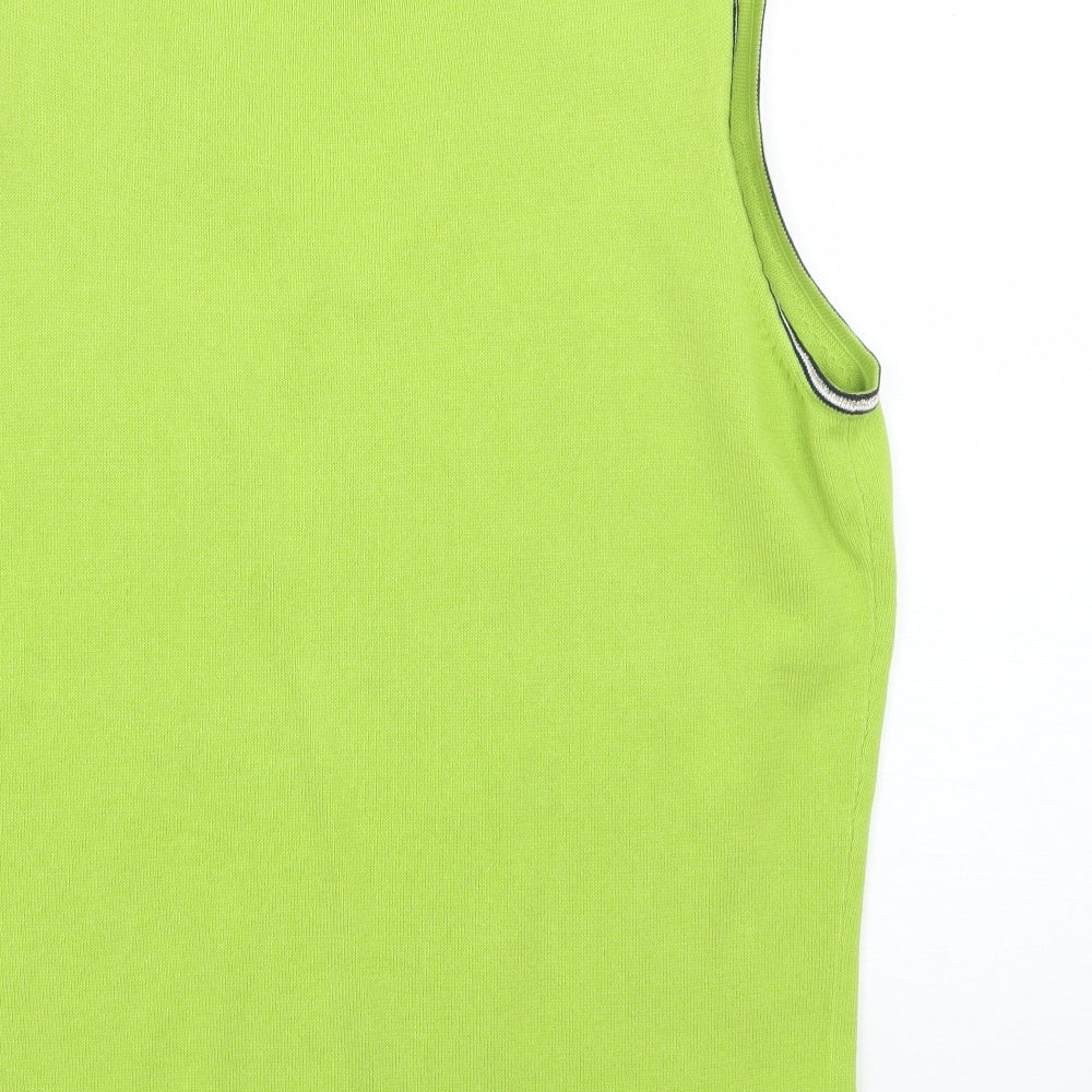 Green lamb Womens Green   Vest Jumper Size 16