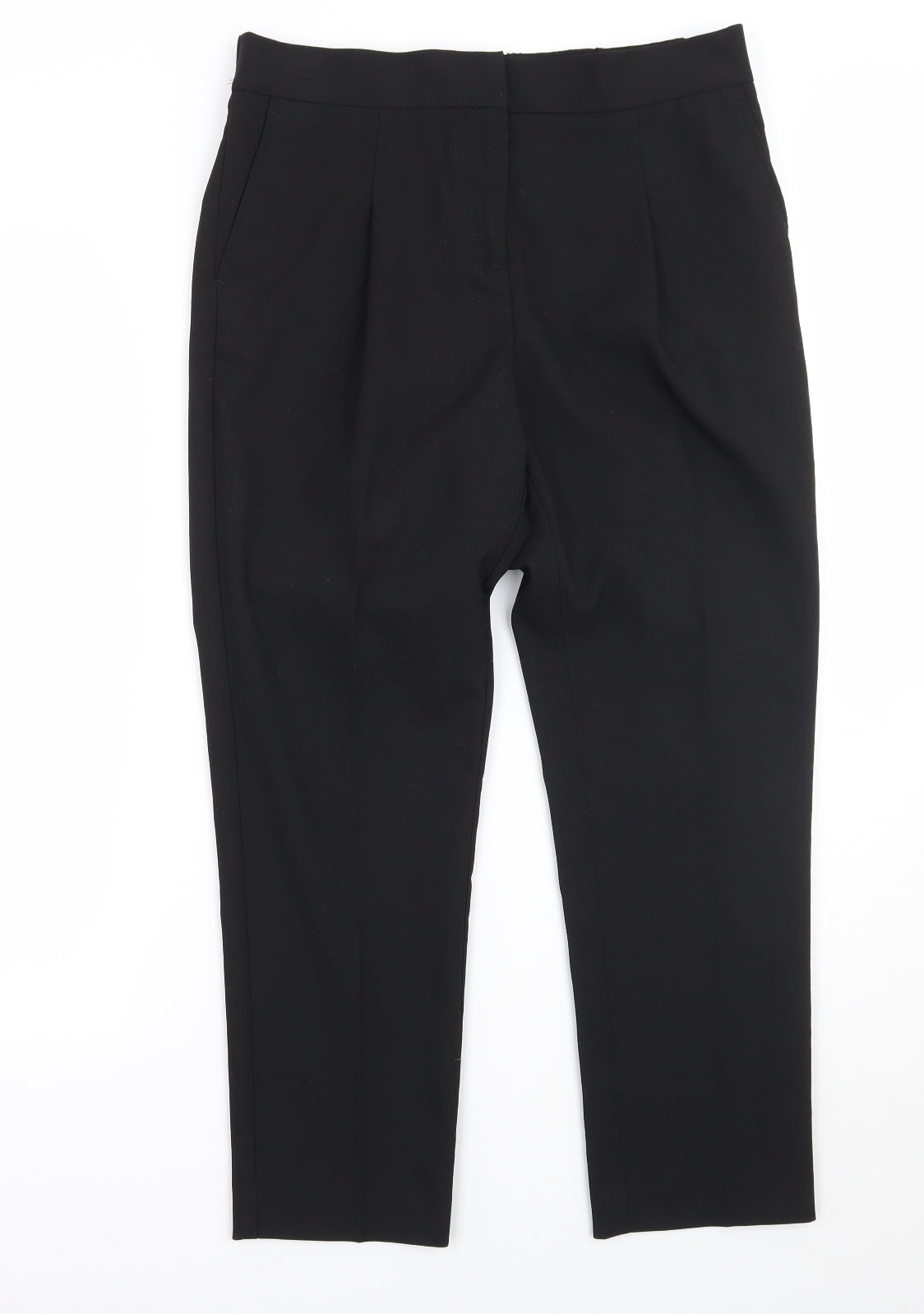 NEXT Womens Black   Trousers  Size 10 L24 in